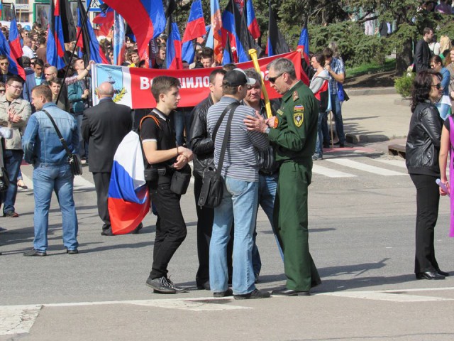 Донецк. 9 апреля. Празднование годовщины провозглашения ДНР