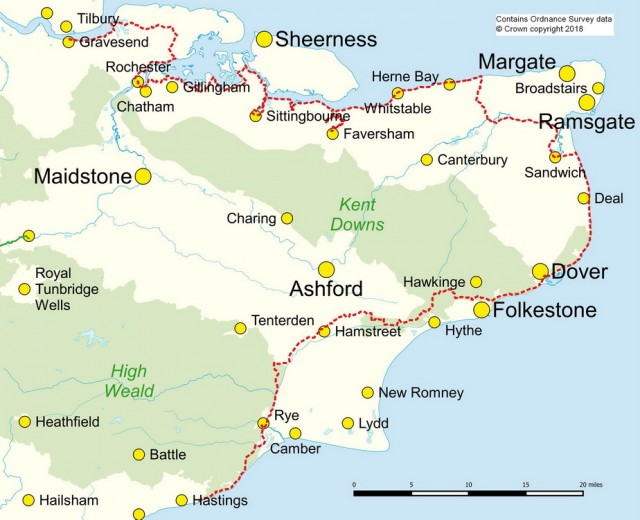 Saxon Shore Way - прогулка по побережью Альбиона (частичная)