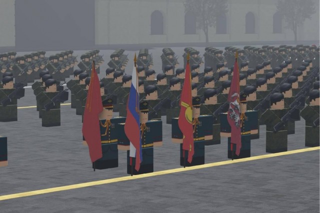 Парад Победы в заблокированном Roblox
