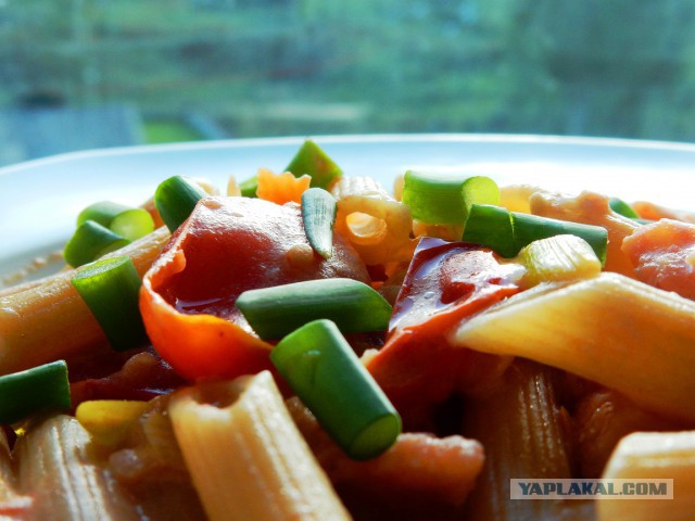Паста с водкой (опять итальянская вечнозеленая кухня)