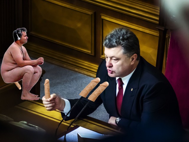 Фотожаба: "Одинокий нудист"