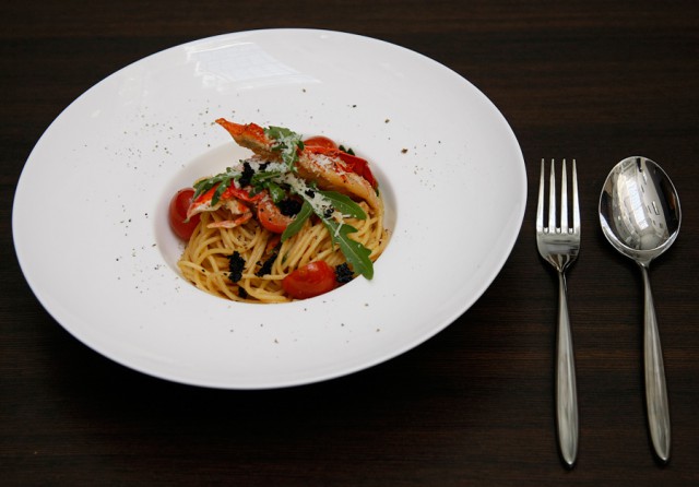 Spaghettoni Carbonara. Паста "Карбонара"