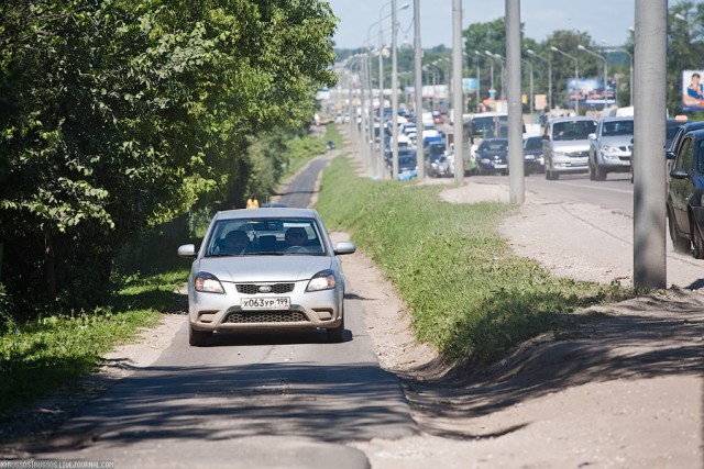 Город в осаде - ремонт на Ленинградском шоссе