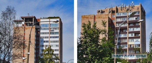 А так можно было? В Кишиневе на крыше пятиэтажки построили частный дом