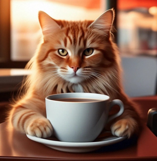 Котовторник глазами ИИ