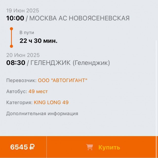 Из Москвы в Геленджик пустят сезонный автобус уже 11 июня