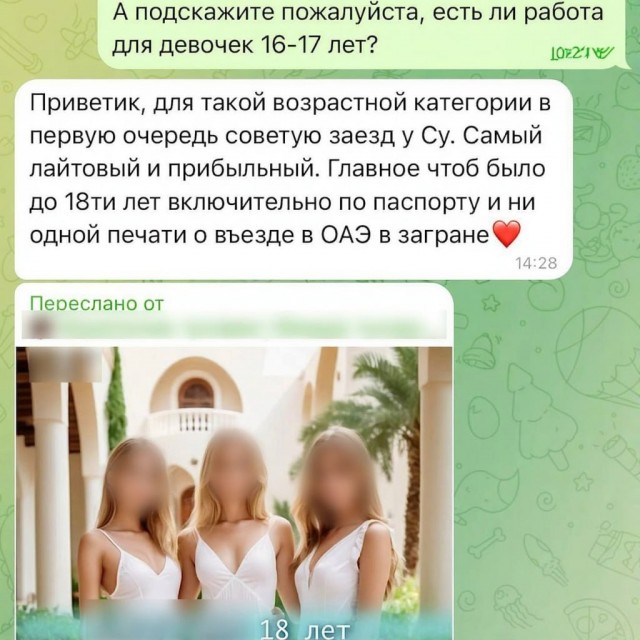 Юные россиянки просят родителей подписать нотариальное согласие на выезд в Дубай для модельного тура, хотя сами едут к арабским шейхам развлекаться