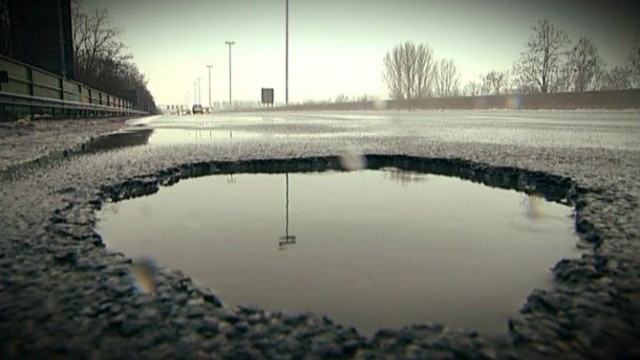 Стык дорог на границе Бельгии и Германии