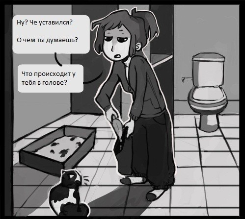 Вечная загадка для кота!