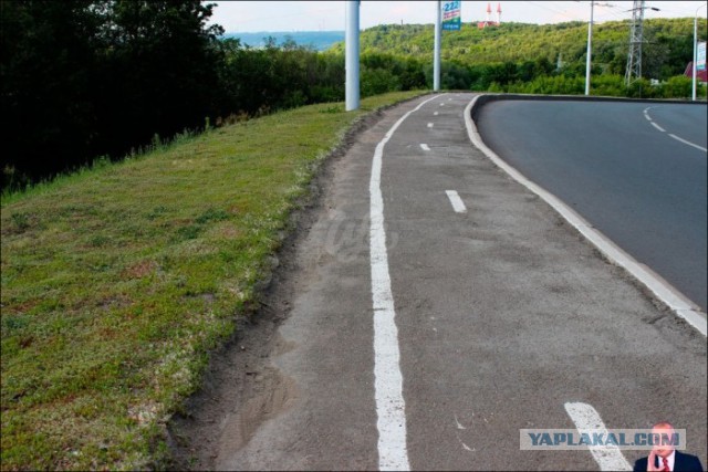 Велосипедные дорожки в Уфе