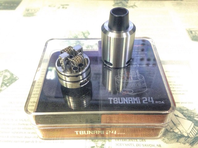 Продам GeekVape Tsunami 24 rda ss с нижним обдувом)