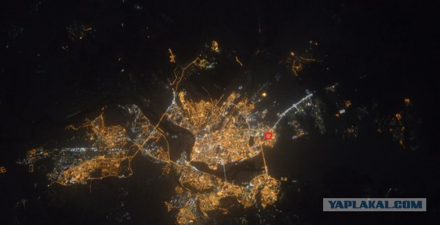 Ночные города мира из космоса