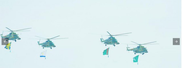 Военный парад в Туркмении