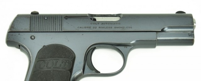 Пистолет Colt Model 1903 Pocket Hammerless - шедевр оружейной эстетики.