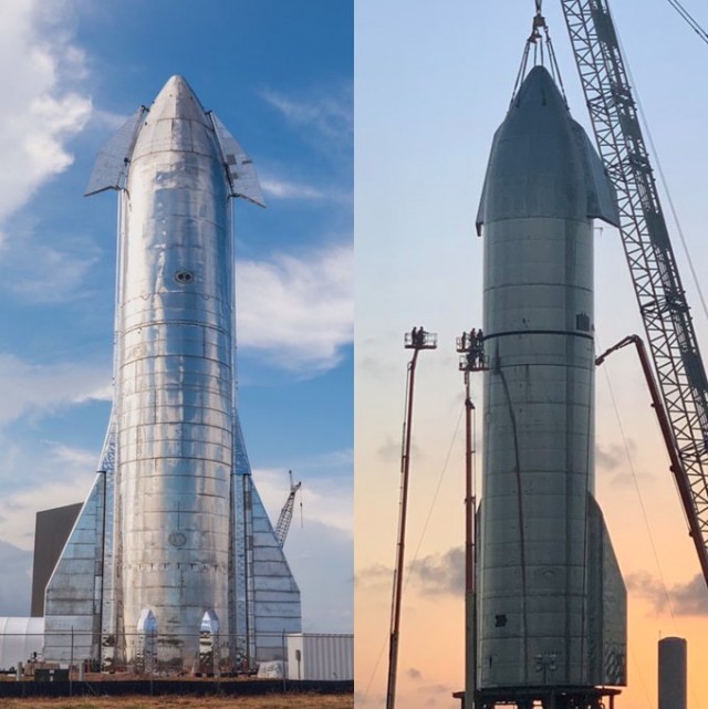 Прототип Starship SN8 приобретает более–менее законченный вид