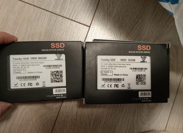 Новые SSD диски 360gb