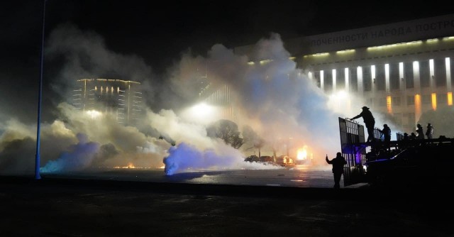 Митинги в Казахстане