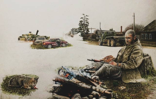 Рисунок цветными карандашами