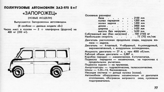 Запорожец, который вы никогда не видели на дорогах СССР. Забытый ЗАЗ-970, не попавший на конвейер