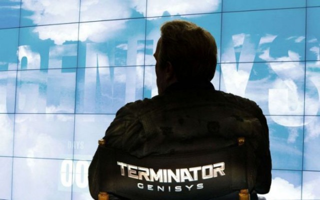 Кадры со съемочной площадки "Терминатора"