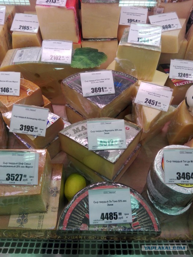 Цены на сыр
