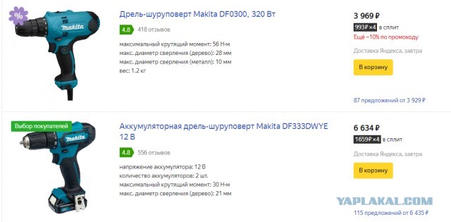 Какой шуруповёрт сейчас очень хороший по соотношению цена/качество?