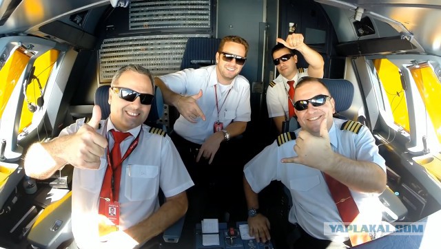 Видеоклип от бразильских пилотов А319