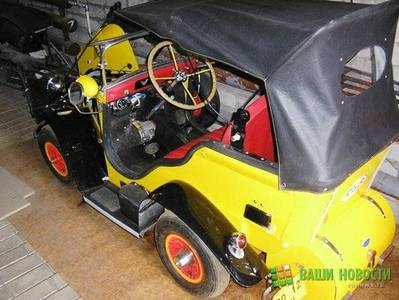 В Новгороде отец смастерил для дочери кабриолет