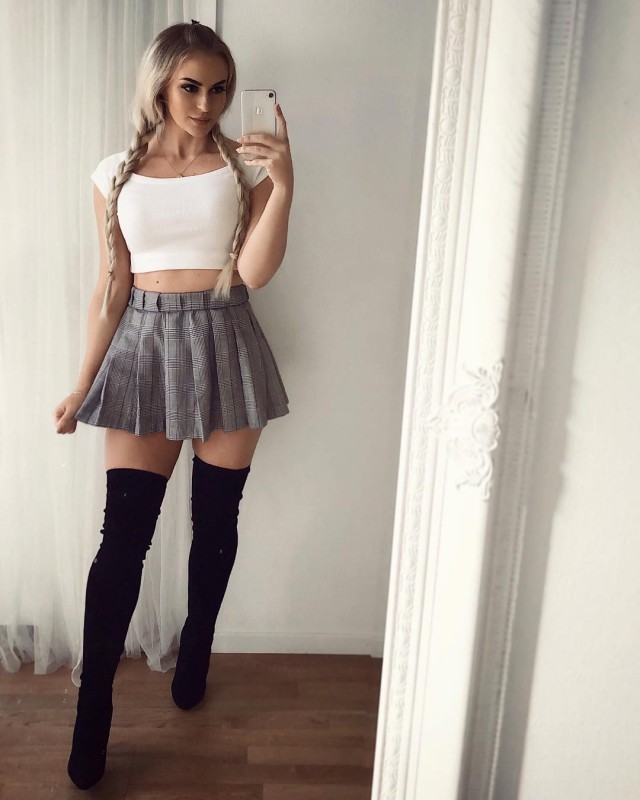 Schoolgirl girl piercing tinder