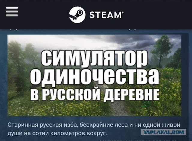 «Симулятор одиночества в русской деревне»