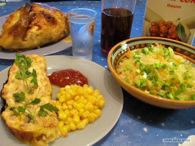 Фаршированная курочка