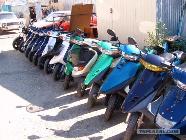 Восстановление скутера Honda Giorno