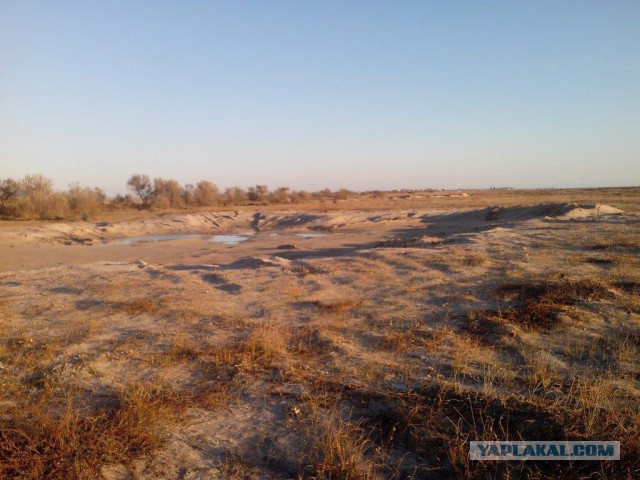 Воровство песка с пляжей в Крыму, возле Евпатории