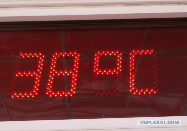 А какая у вас температура за окном?