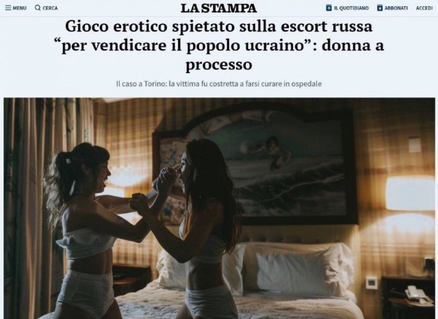 В Италии украинская эскортница напала на русскую эскортницу