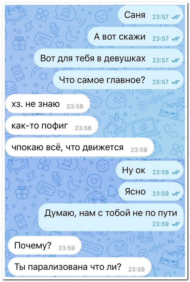 Забавные комментарии из социальных сетей (25.03.24)