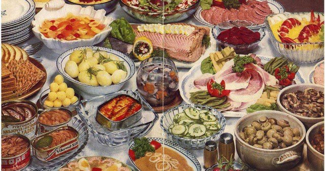 Популярные блюда 90-х годов