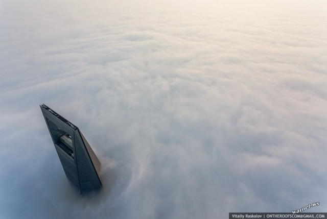 Shanghai Tower (650 meters).