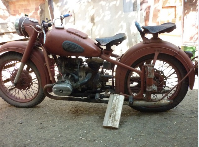 Капсула времени: мотоцикл "Урал" М-67-36 1981 года с пробегом 5 км