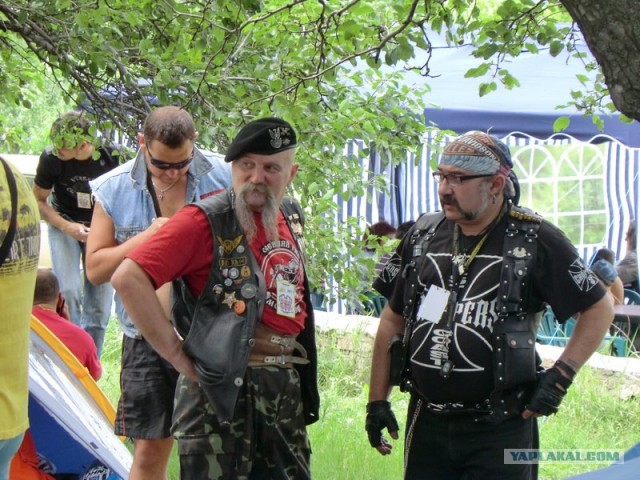 Слет байкеров в Донецке