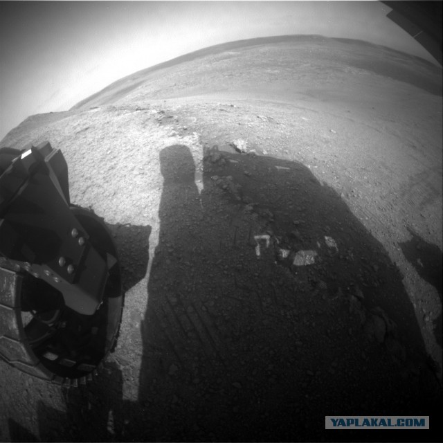 Марсианская панорама кратера Гейла от ровера Curiosity