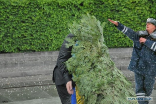 Фотожаба: полицейский в снегу