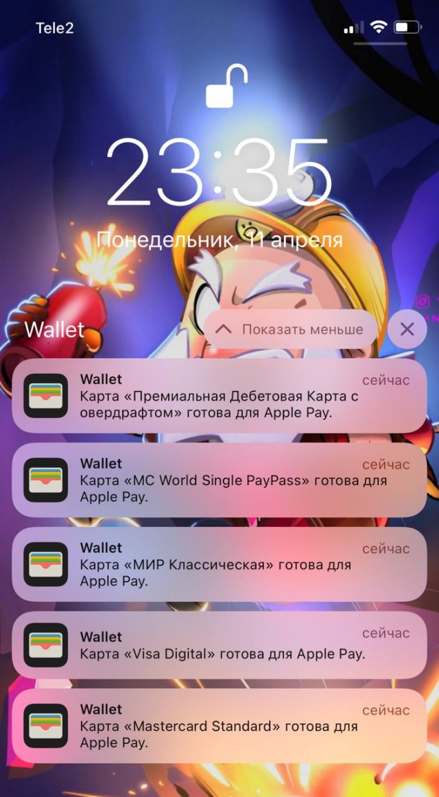 Нашелся способ как включить Apple Pay для карт Мир в России