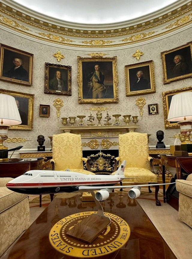 Белый дом показал фото помещения, где сегодня пройдут переговоры Трампа с Зеленским