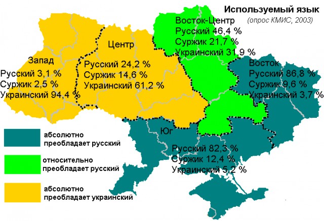 На Украине отменили закон о статусе русского языка