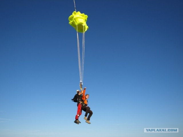 Мой первый прыжок с парашютом