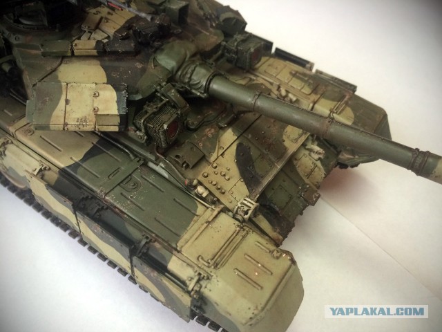 Модель танка Т-90А в масштабе 1/35