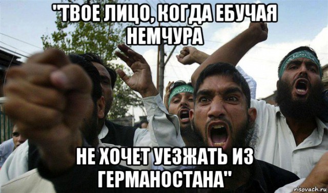 Беженцы - немцам: " Валите из нашей Германии!"