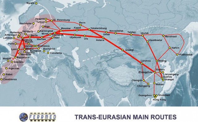 Торговый маршрут между Китаем и Европой проложили в обход Украины