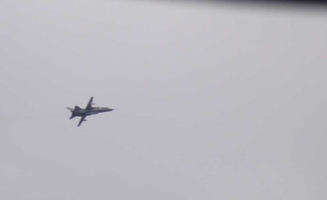 Взлёт на Су-24. Вид из кабины